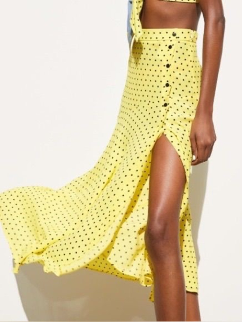 ZARA POLKA DOT SKIRT size xs